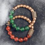 accessoire tibétain en agate