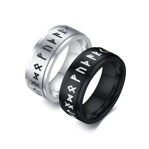 bague alphabet viking anti-stress
