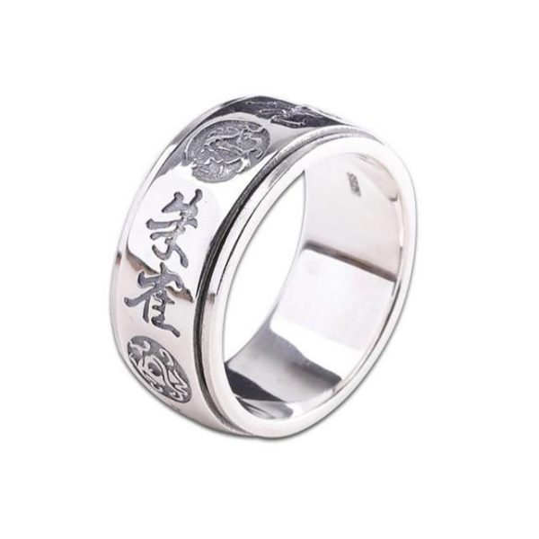 bague anti-stress animaux argent