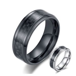 bague anti-stress en carbone