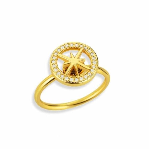 bague anti-stress rotative boussole zenitude