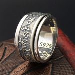 bague argent om mani padme