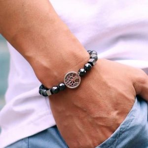 bracelet pour hommes arbre de vie