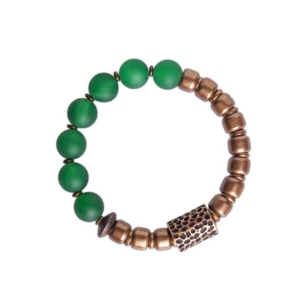 bracelet tibétain authentique en agate rouge