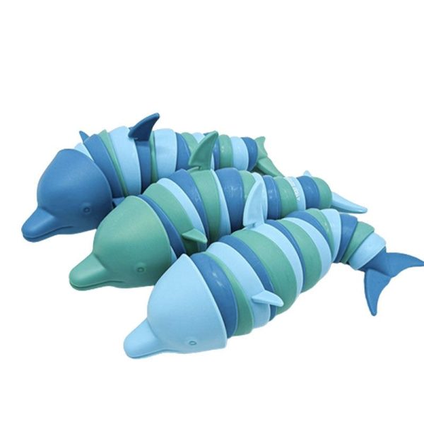 jouet porte clef dauphin tricolores