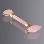 outil de massage quartz rose