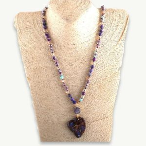 pendentif cœur en argent pour femme