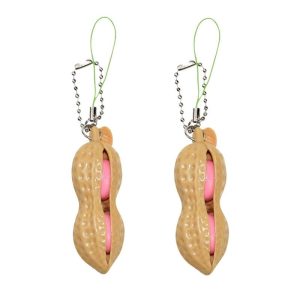 petite balle haricot antistress porte-clef